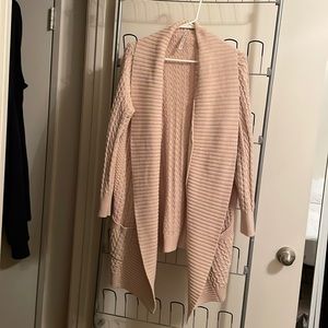 Leo and Nicole duster style sweater